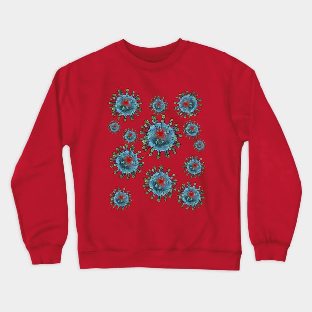 CORONAVIRUS Crewneck Sweatshirt by kexa